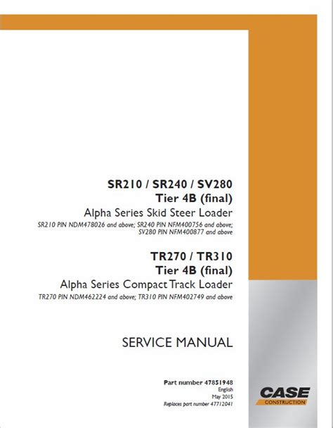 case tr310 owners manual